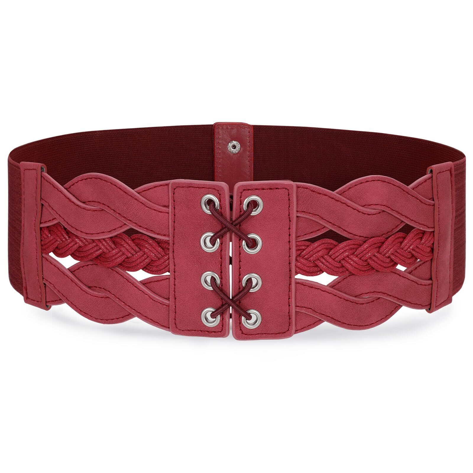 5591 Women Elastic Wide Vintage Stretchy Belt For Dresses Retro Fashion Waist